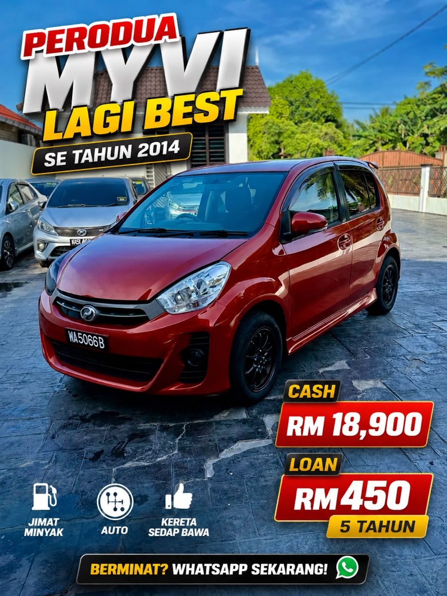 Perodua Myvi Lagi Best SE 1.3 Auto 2014