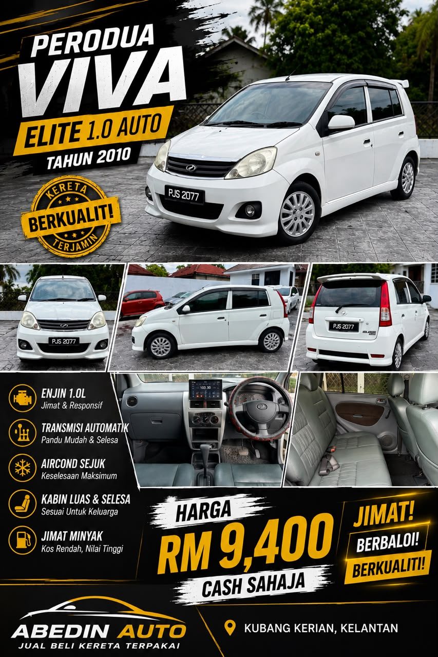 Perodua Viva Elite 1.0 Auto 2010